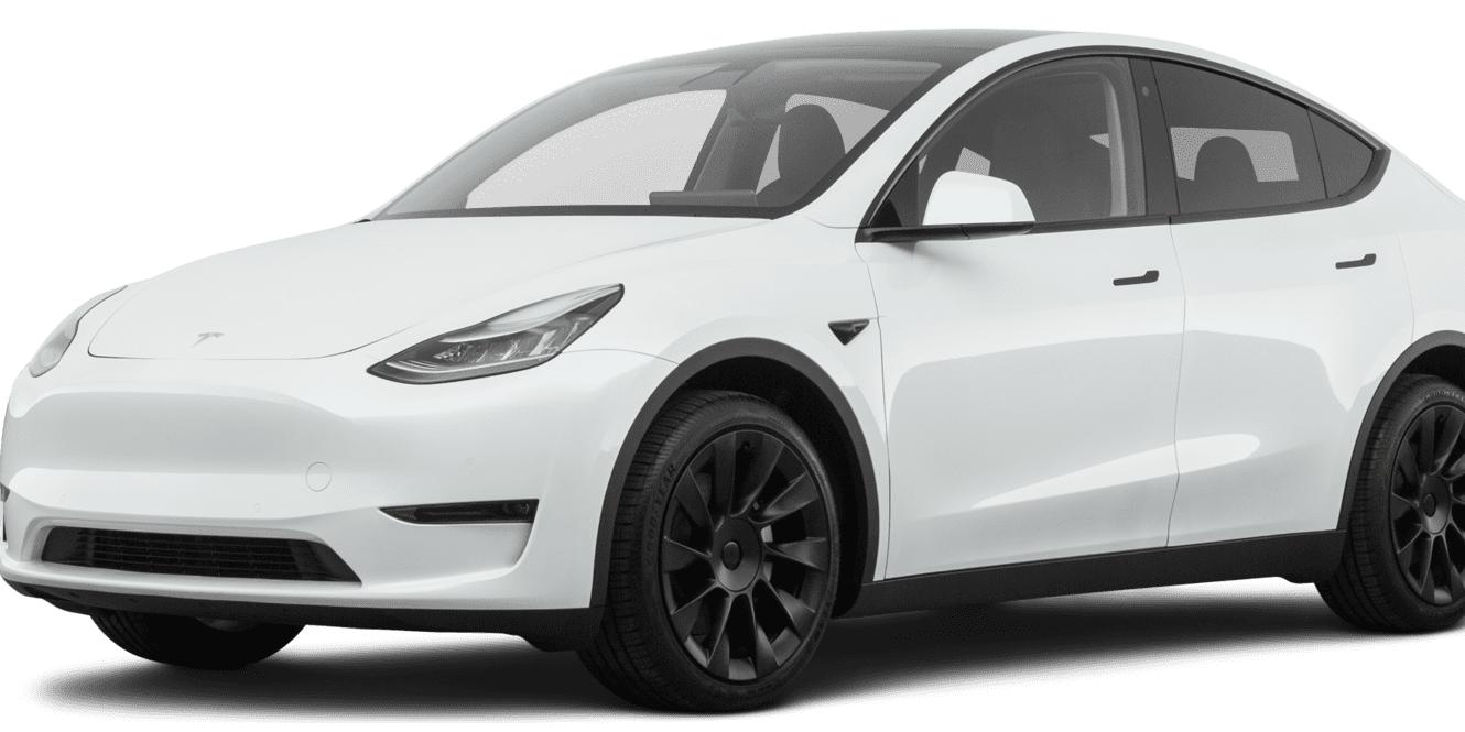 TESLA MODEL Y 2020 5YJYGDEF0LF050020 image